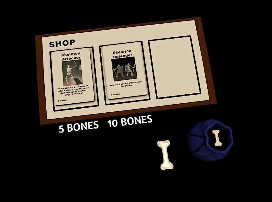 The shop mechanic, an addition made later in the game's development cycle.