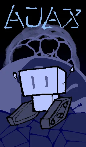 A game cover image for Main Character Development, a visual novel made for a senior-level SFU course.