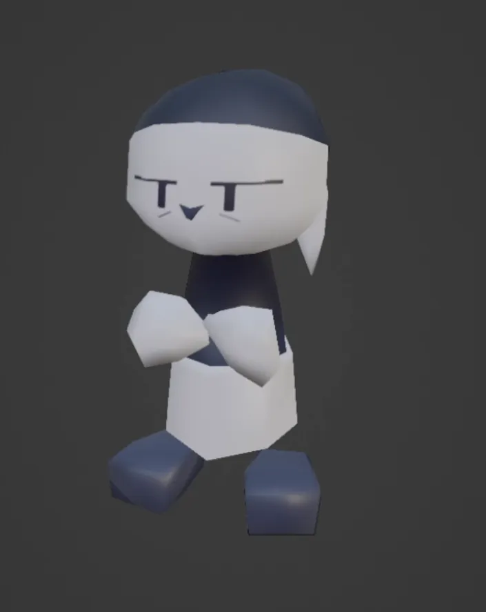 The model made for the bunny vendor.